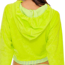 GLOW BABY GLOW - Hoodie Cut Out Cropped Jacket