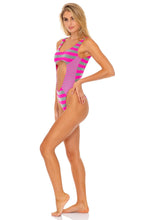 TIME TO FIESTA - Tank Open One Piece • Neon Pink