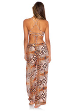SAFARI DREAMS - Underwire Top & Split Side Wide Leg Pant • Brown