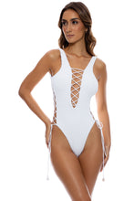 PURA CURIOSIDAD - Open Side One Piece Bodysuit • White