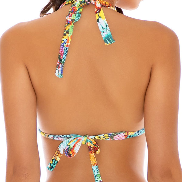 JUST WING IT - Triangle Halter Top