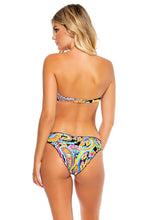 MOON NIGHTS - Underwire Push Up Bandeau Top & Seamless Full Ruched Back Bottom • Multicolor