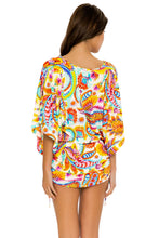 SUMMER LOVE - Cabana V Neck Dress • White