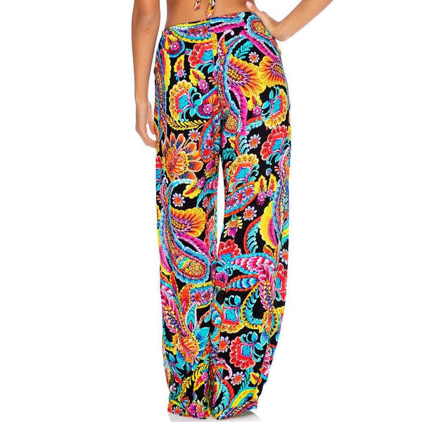 MOON NIGHTS - Split Side Wide Leg Pant