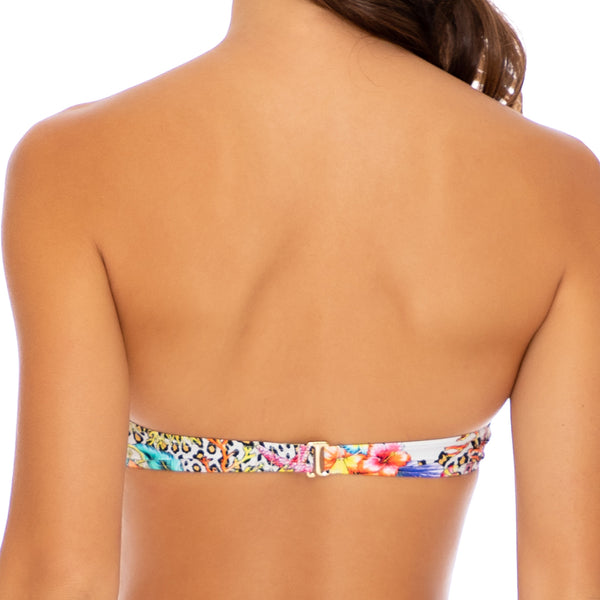 LULI'S JUNGLE - Underwire Push Up Bandeau Top