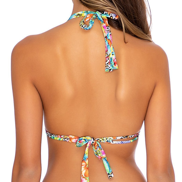 LULI'S JUNGLE - Triangle Halter Top