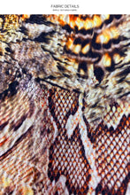 SKINS - Triangle Top & Banded Full Bottom • Natural Snake Turks