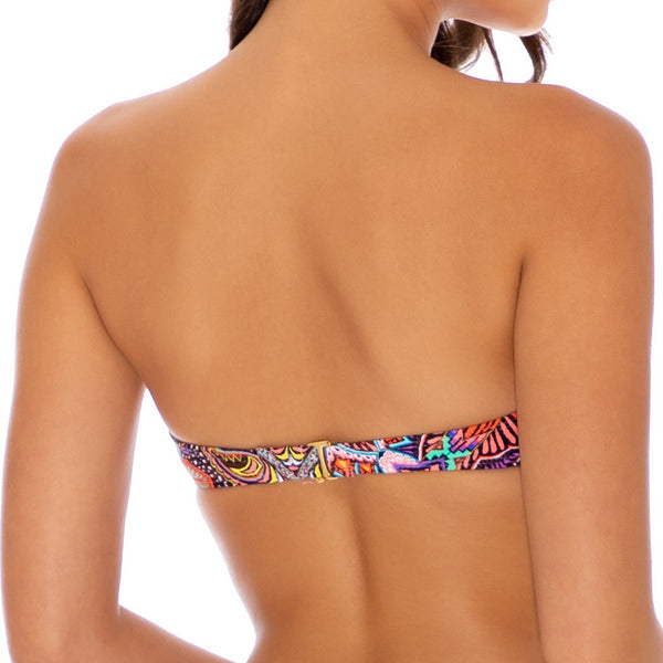 TIKI BABE - Underwire Push Up Bandeau Top