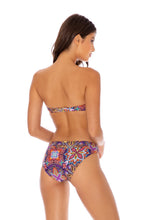 TIKI BABE - Underwire Push Up Bandeau Top & Banded Full Bottom • Multicolor