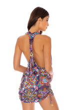 TIKI BABE - T Back Mini Dress • Multicolor