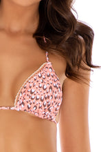 BABY JUNGLE - Triangle Top & Wavey Ruched Back Tie Side Bottom • Multicolor