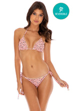 BABY JUNGLE - Triangle Top & Wavey Ruched Back Tie Side Bottom • Multicolor