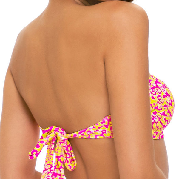 WILD SWEETHEART - Knot Bow Bandeau Top