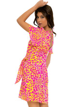 WILD SWEETHEART - Wrap Mini Dress • Multicolor