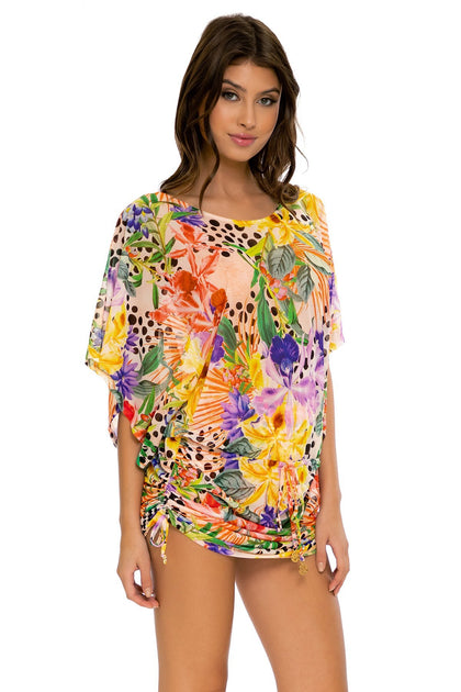 SHOCKING FLORALS - South Beach Dress • Multicolor