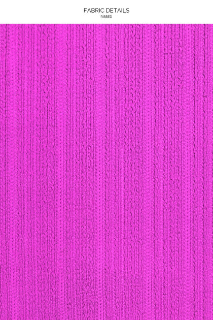 PLAYA VIBES - Triangle Top & Wavy Ruched Back Tie Side Bottom • Blushin