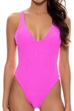 PLAYA VIBES - V Neck One Piece Bodysuit • Blushin