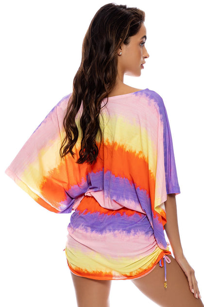 MIAMI SUNSETS - South Beach Dress • Multicolor