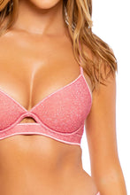 STARDUST - Underwire Top & High Leg Brazilian Bottom • Rose Pink