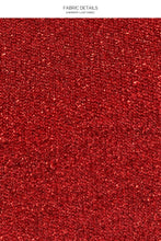 STARDUST - Free Form Bandeau & High Leg Brazilian Bottom • Red Digital Presentation