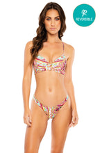 MIAMI BOUND - Underwire Top & High Leg Brazilian Bottom • Multicolor