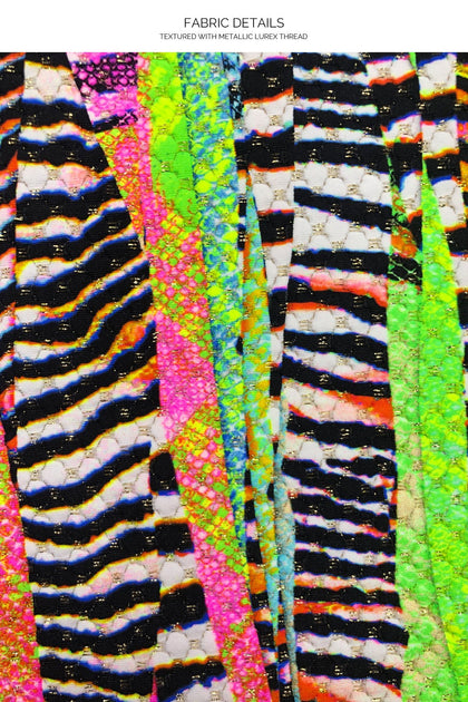 LULI DISCO - Triangle Top & Seamless Full Tie Side Bottom • Multicolor