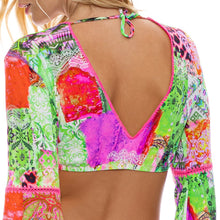 FIERCE SOUL - Bell Sleeve Crop Top