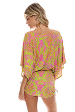 BORN TO BE WILD - Cabana V Neck Dress • Multicolor