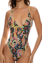LULI GYPSY - V Neck One Piece Bodysuit • Multicolor