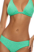 STARLIGHT - Triangle Halter Top & Seamless Full Ruched Back Bottom • Mint
