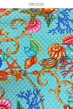 IL MARE - Scalloped Balconette Top & Seamless Full Ruched Back Bottom • Aqua