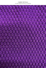 PURPLE OCEAN - Scoop Neck Cut Out Top & High Leg Brazilian Bottom • Purple