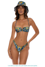 MOONDUST - Wide Brim Bucket Hat & Luxe Stitch High Leg Brazilian Bottom • Multicolor