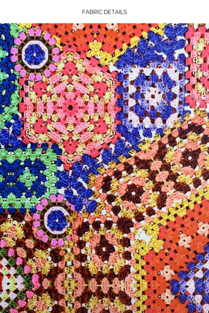 RETRO LULI - Triangle Halter Top & Adjustable Sides Moderate Bottom • Multicolor