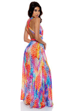 DANCING QUEEN - Convertible Maxi Dress • Multicolor