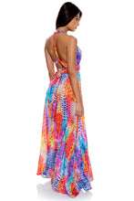 DANCING QUEEN - Convertible Maxi Dress • Multicolor
