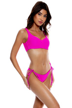 AMAZONIA - Underwire Tank Top & Seamless Full Tie Side Bottom • Pink Orchid