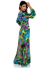 LULI'S SELVA - Belt Maxi Dress • Multicolor