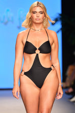 JETSET LULI - Ring Bandeau Monokini • Black Runway