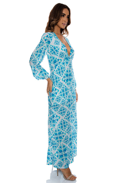 READY TO WEAR - Maxi Dress • Aqua