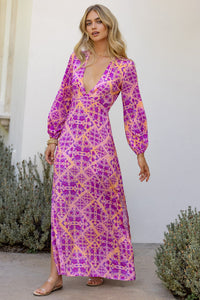 READY TO WEAR - Maxi Dress • Pink  Multi Campaign