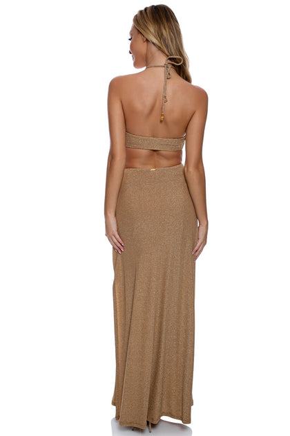 READY TO WEAR - Maxi Dress • Brown