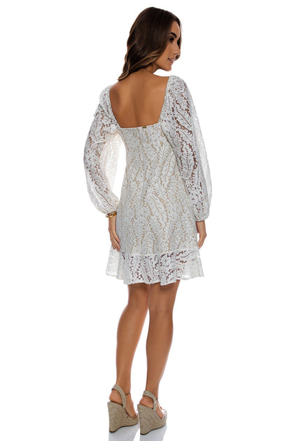 READY TO WEAR - Short Dress • Cream