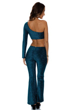 READY TO WEAR - Crop Top & Flare Pant • Deep Teal