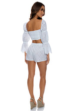 READY TO WEAR - Crop Top & Shorts • White