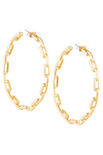JEWELRY - Kaye Link Hoops • Gold