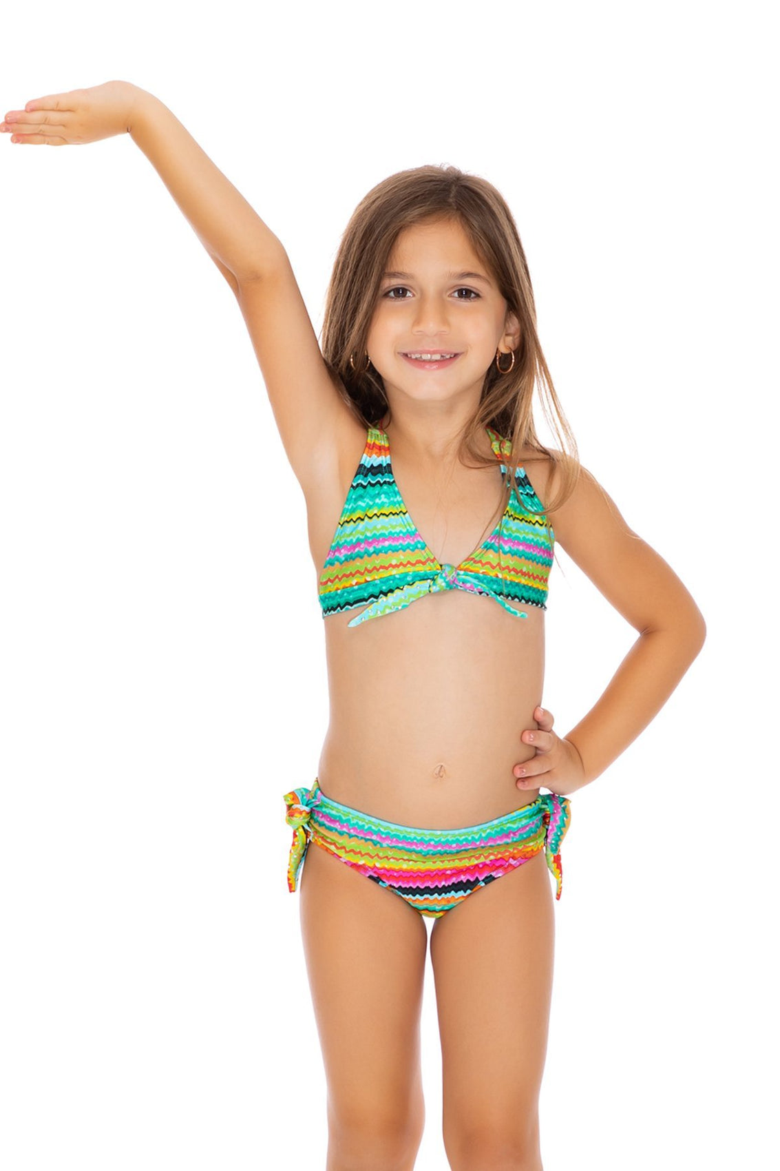 HOLA VERANO - Triangle Full Bikini Set • Multicolor