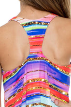 BELLAMAR - T Back Short Dress • Multicolor