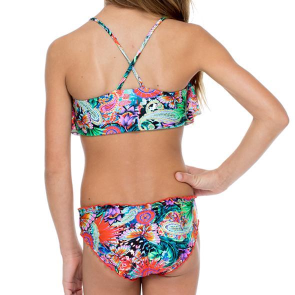 VIVA CUBA - Ruffle Layered Top Ruched Back Bikini