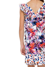 CIENFUEGOS - Ruffle Short Dress • Multicolor